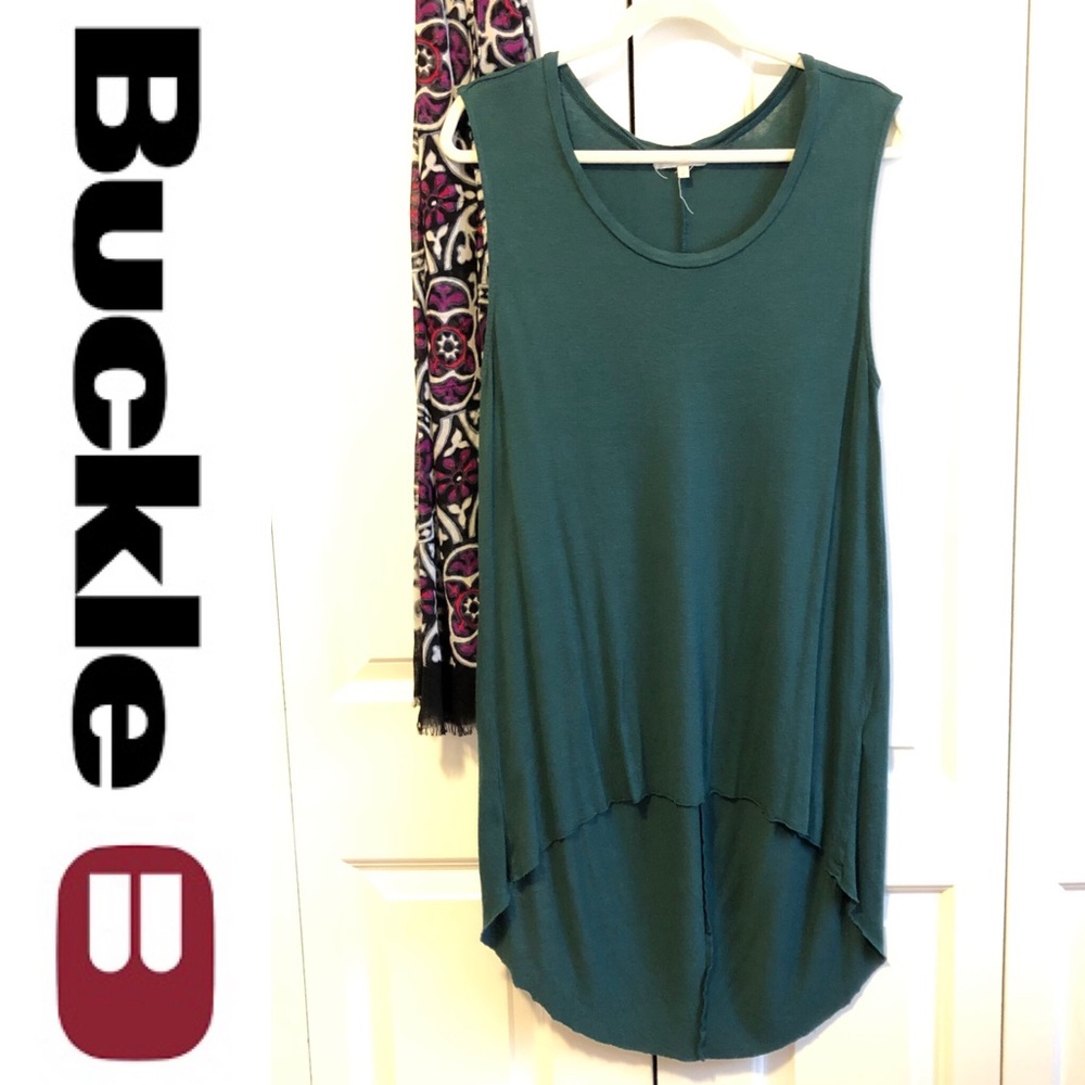 Buckle/Gilded Intent - Teal Tunic Sleeveless Tee